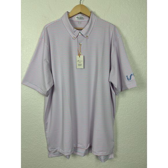 Peter Millar Other - NEW Peter Millar Summer Comfort Crown Sport Men’s Polo Golf Shirt Size XXL Logo
